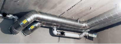 Система воздуховодов вентиляции