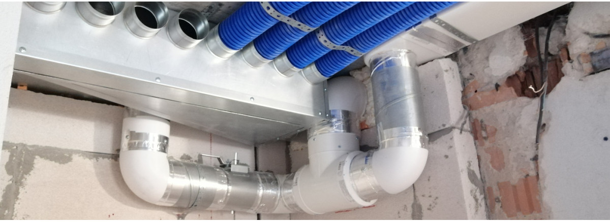 Вентиляция воздуховодами круглого сечения