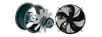 Монтаж осевого вентилятора