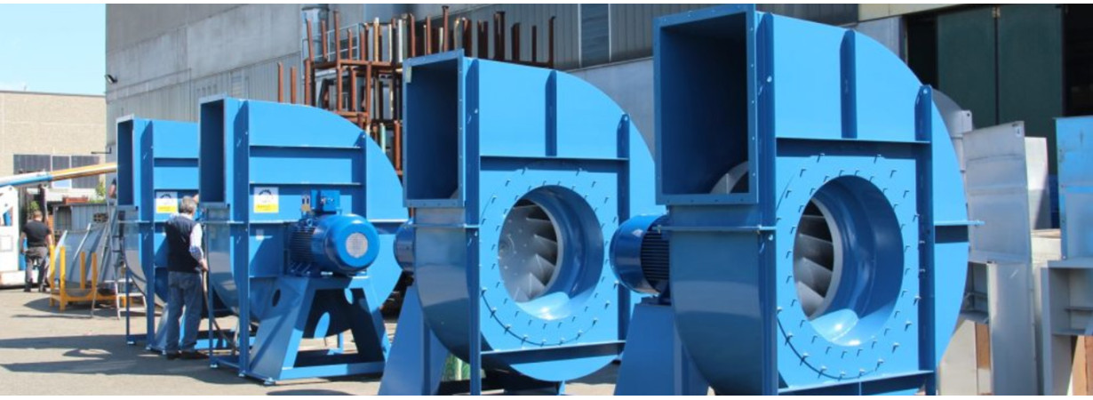 Монтаж радиального центробежного вентилятора