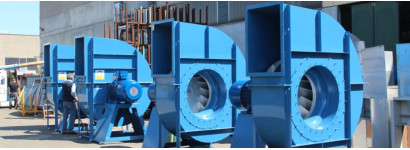 Монтаж радиального центробежного вентилятора