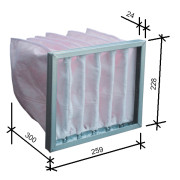 Сменная фильтровальная вставка для канального фильтра FDI 160 (F7) Salda