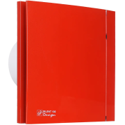 SILENT-100 CZ RED DESIGN - 4C  малошумный вытяжной вентилятор Soler&Palau 