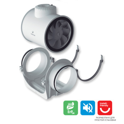 TD EVO-100 малошумный канальный вентилятор Soler&Palau (3-х скоростной) TD EVO-100 малошумный канальный вентилятор Soler&Palau (3-х скоростной)