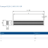 HELLA-2-600-B-0-0-SW щелевой линейный диффузор (без регулятора расхода) HELLA-2-600-B-0-0-SW щелевой линейный диффузор (без регулятора расхода)